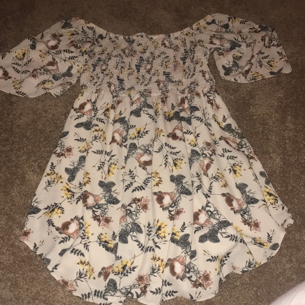 Off the shoulder dress